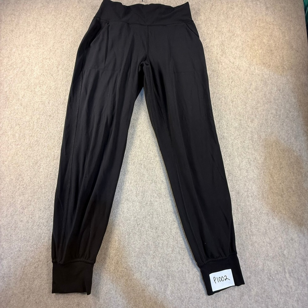 Lululemon Align Jogger Black Nulu High Rise Yoga Pants Pockets P1002